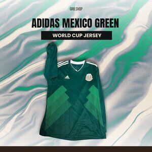 Adidas Mexico World Cup Jersey – Green Soccer Shirt – Size XL